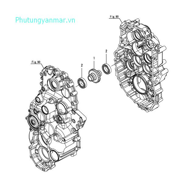 Trục truyền động quay số 1